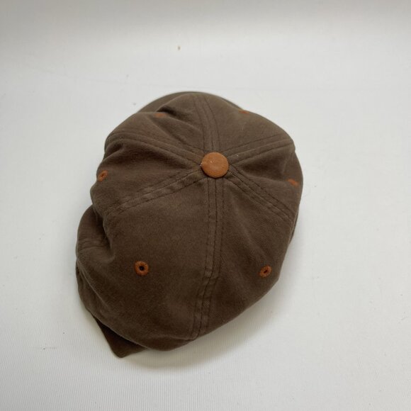 Vintage Rusty Hat Cap Men Brown / Orange Bill Surfer Surfing Skater Y2K FlexFit - Picture 3 of 10